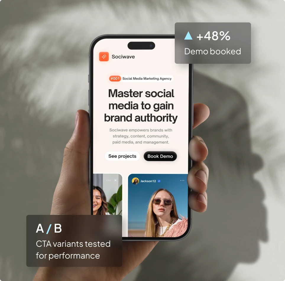 Landing Page UX & CRO img